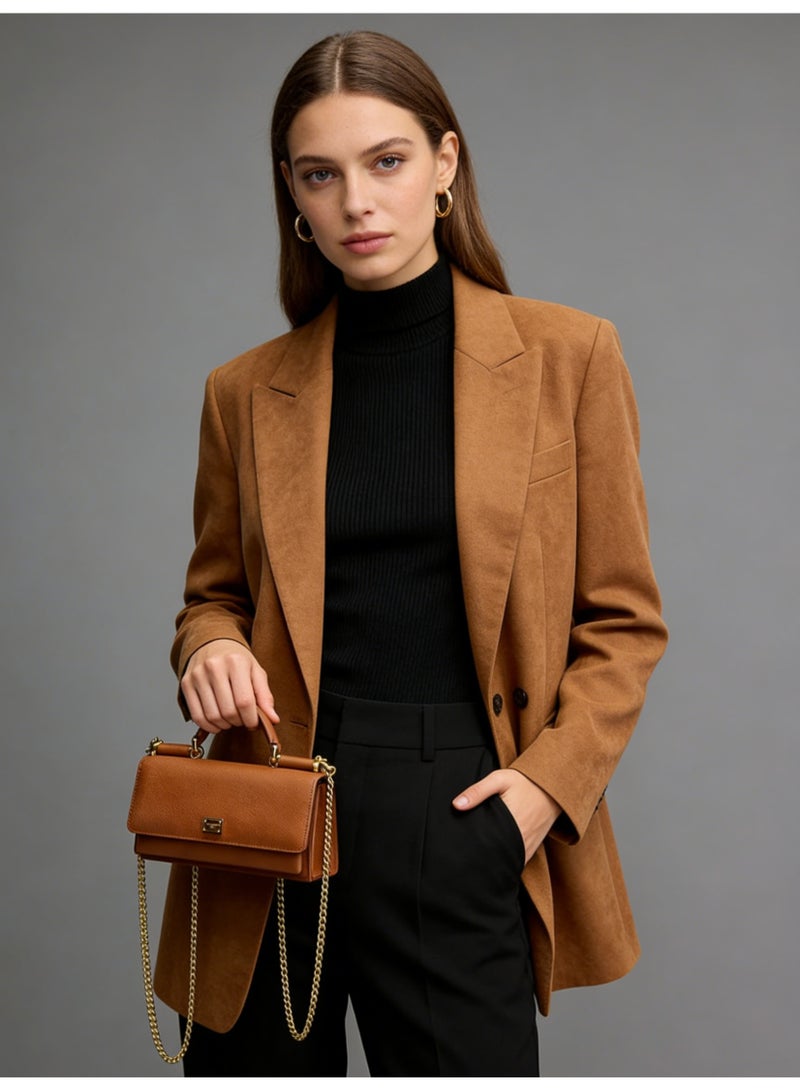 دي آند جي Dolce & Gabbana Dauphine ميني توت حقيبة | D & G علامة مخطوطة حقيبة يد من جلد العجل مع حزام سلاسل قابل للإزالة ، حفلات مسائية رائعة سلاسل فتاة - Image 5